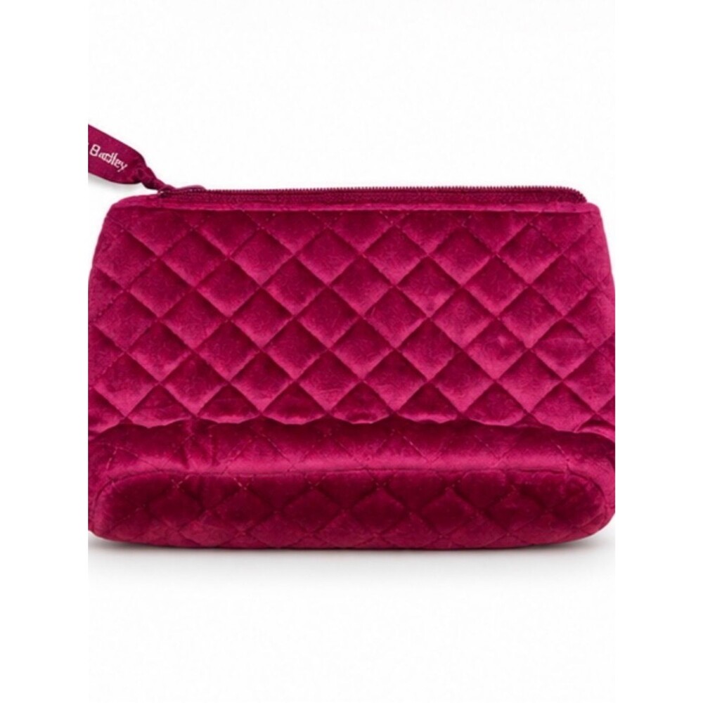 Vera Bradley Majestic Magenta Velvet Compact Organizer
